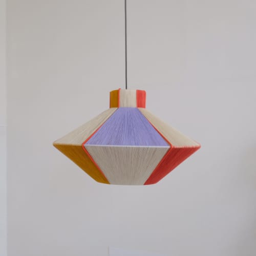 Maya | Pendants by WeraJane Design | Leipziger Baumwollspinnerei in Leipzig. Item made of cotton with steel works with contemporary style