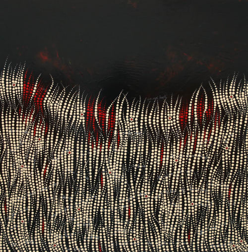 Give Some Heart | Oil And Acrylic Painting in Paintings by Stephen Rowe. Item composed of wood and synthetic