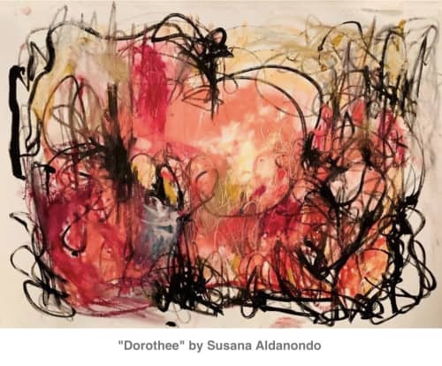 Dorothee | Oil And Acrylic Painting in Paintings by Susana Aldanondo
