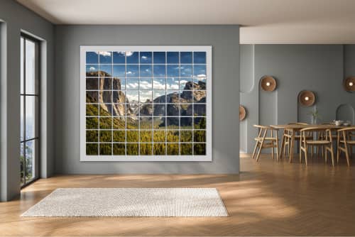 DASH Display System | Paneling in Wall Treatments by NINE O. Item made of oak wood with stone works with mid century modern & contemporary style