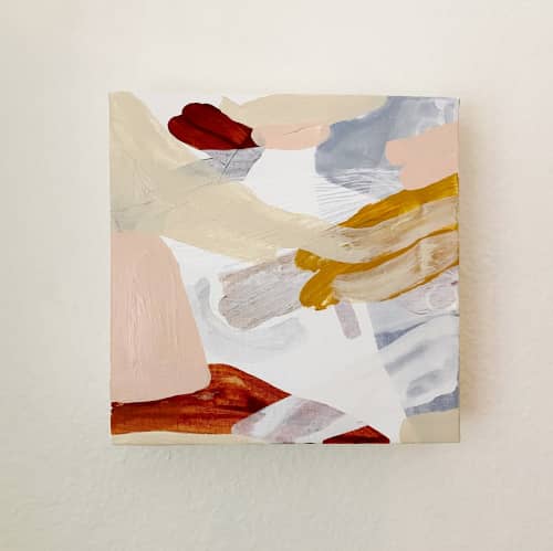 Giraffe original canvas piece | Oil And Acrylic Painting in Paintings by Quinn Dimitroff. Item composed of canvas and synthetic