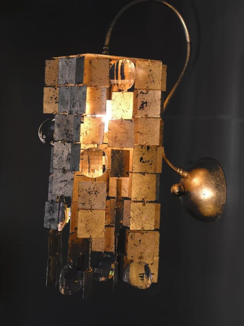 Byzantine Earrings | Sconces by F+M FOS - Anna Maria Fragiskos Bitros. Item made of copper works with modern style
