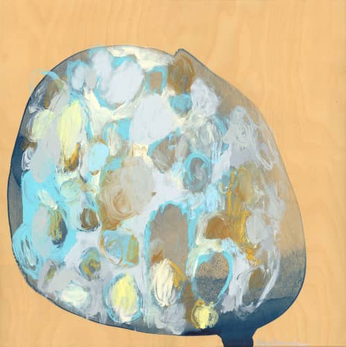 Living in a Bubble | Oil And Acrylic Painting in Paintings by Claire Desjardins. Item made of canvas