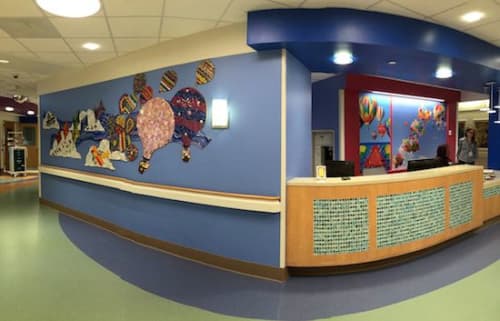 Sky | Public Mosaics by Cynthia Fisher | Boston Children's Hospital in Boston