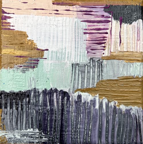 Subliminal | Mixed Media in Paintings by KNOF design. Item composed of canvas compatible with modern style