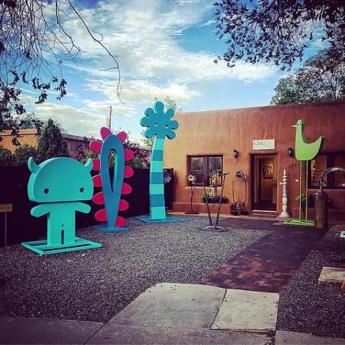 Tender Barbarian | Public Sculptures by Jeffie Brewer | GVG Contemporary in Santa Fe. Item made of steel