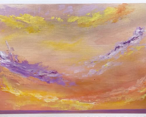 Abstract Paintings | Oil And Acrylic Painting in Paintings by ArtbyPunam. Item composed of canvas and synthetic