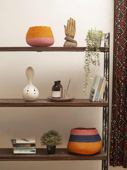 Bolo Colour Block Baskets | Storage Basket in Storage by AKETEKETE. Item compatible with boho and country & farmhouse style