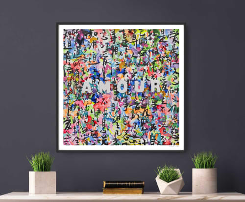 AMOUR III art print in limited edition | Prints by Xiaoyang Galas. Item composed of paper compatible with contemporary and asian style