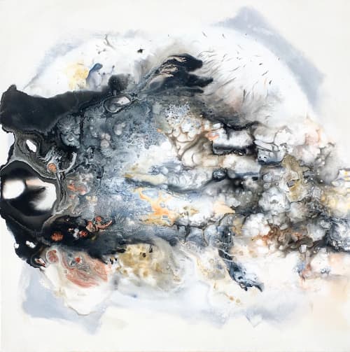 Out of the Ashes | Oil And Acrylic Painting in Paintings by Helenehardyart. Item composed of canvas