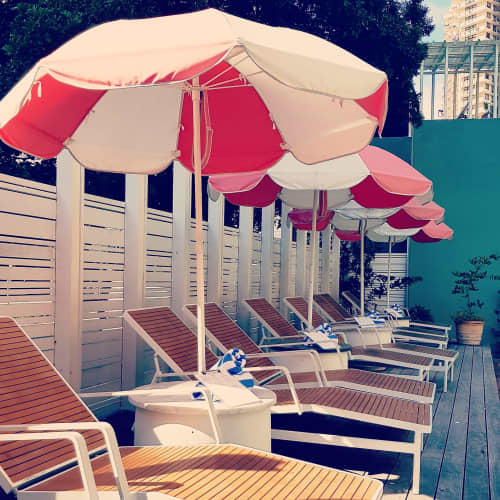 Beach Umbrella | Furniture by Basil Bangs | The Island Gold Coast in Surfers Paradise