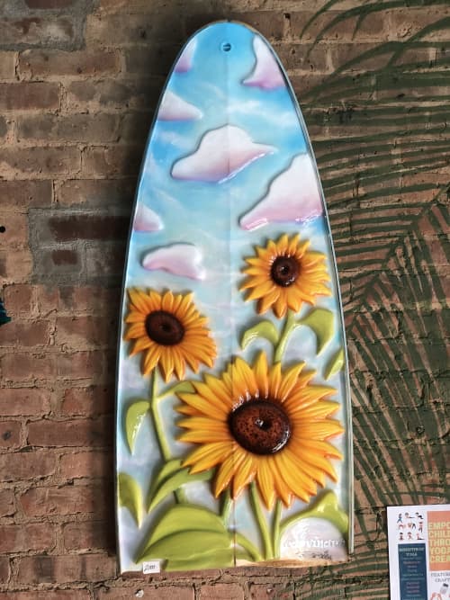 Sunshine | Sculptures by Carvinart. Item composed of wood