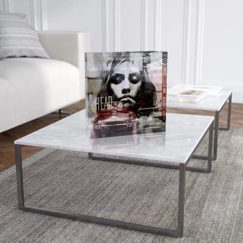 DIVA III Acrylic Prism Art Object | Wall Sculpture in Wall Hangings by Sven Pfrommer. Item composed of synthetic