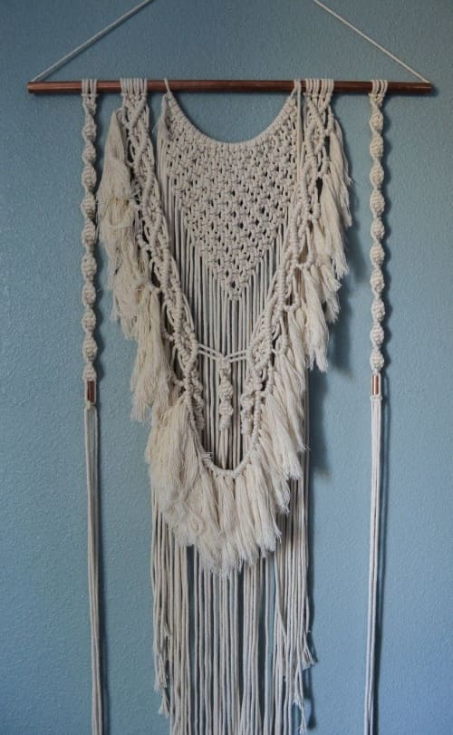 The León | Macrame Wall Hanging in Wall Hangings by Gse León Art. Item composed of cotton and fiber