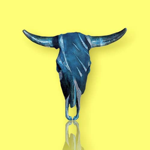 Mixed Match Skull Art | Ornament in Decorative Objects by Gypsy Mountain Skulls