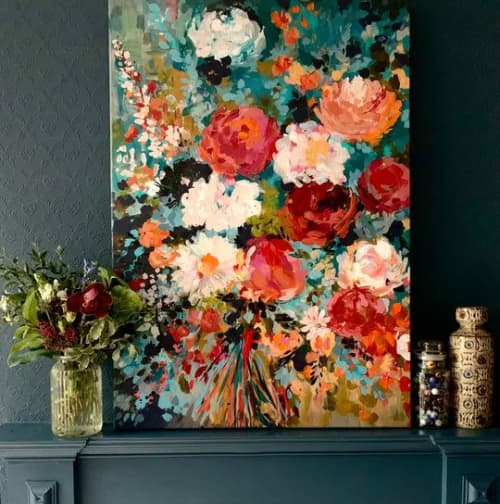 ‘Warmer still’ | Mixed Media by Tipperleyhill. Item composed of canvas and synthetic