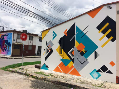 PROYECTO MUSEO/BARRIO | Street Murals by LAMKAT. Item composed of synthetic