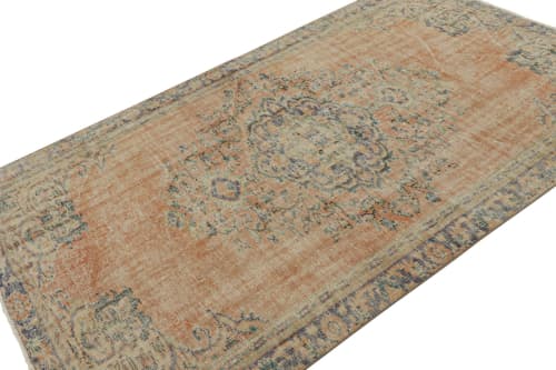 Vintage Zeki Müren Rug, with Medallion and Floral patterns | Area Rug in Rugs by Rug and Kilim