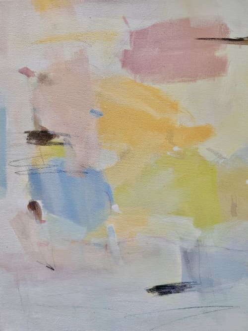 Colorful Abstract Painting on Canvas | Oil And Acrylic Painting in Paintings by Arohika Verma. Item composed of wood and canvas in mid century modern or contemporary style