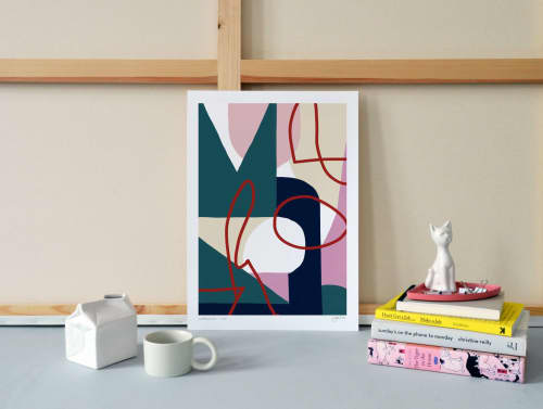 "Garden" signed art print - Size: A3 | Prints by Jilli Darling. Item composed of paper