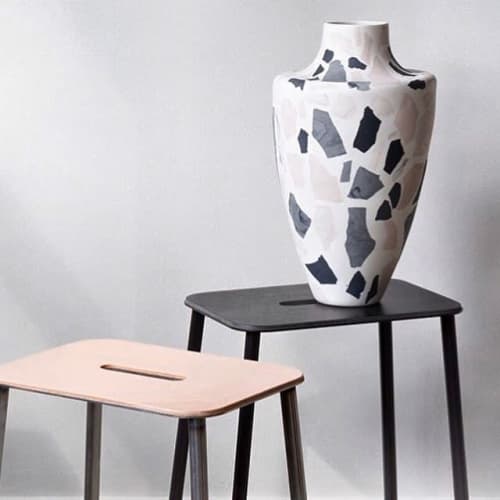 Terrazzo Vases | Vases & Vessels by Natascha Madeiski. Item composed of stoneware