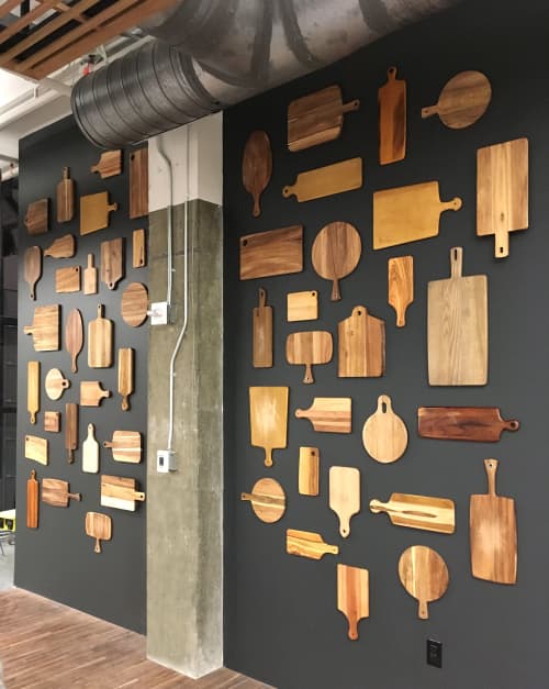 "Cuttingboards" | Wall Treatments by ANTLRE - Hannah Sitzer | Turner Broadcasting System Inc in Atlanta