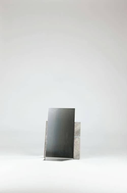 Svelate Assenze 03 | Mirror in Decorative Objects by gumdesign. Item composed of steel & marble compatible with contemporary style