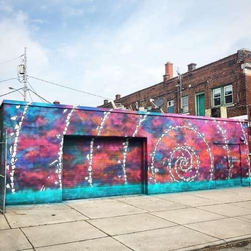 Hertel Mural | Street Murals by norm4eva. Item made of synthetic
