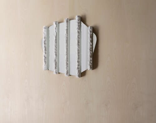 Fracture Mirror | Decorative Objects by Simon Johns. Item made of glass