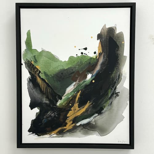 Moss Valley | 16 x 20 | Oil And Acrylic Painting in Paintings by Ella Friberg. Item composed of canvas in contemporary or modern style