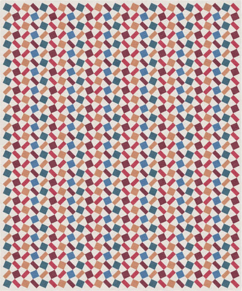 Rug Modern pattern hand knotted abstract wool | Area Rug in Rugs by Atelier Tapis Rouge. Item composed of wool in industrial or art deco style