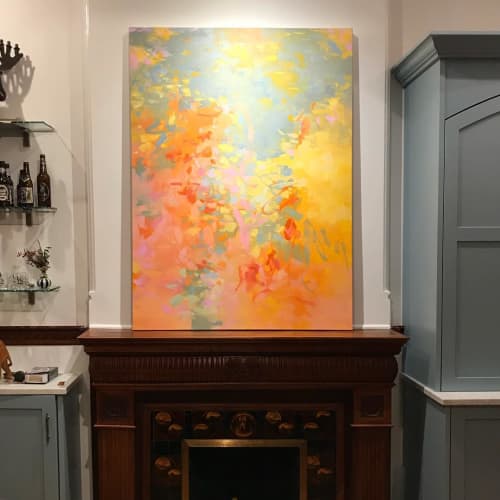 “Shimmer” | Oil And Acrylic Painting in Paintings by Cameron Schmitz. Item composed of canvas and synthetic