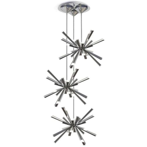 AM1018 STARBURST | Chandeliers by alanmizrahilighting | New York in New York. Item made of steel
