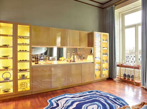 CHARLOTTE Bespoke Joinery | Furniture by Luisa Peixoto Design. Item composed of metal in contemporary or modern style