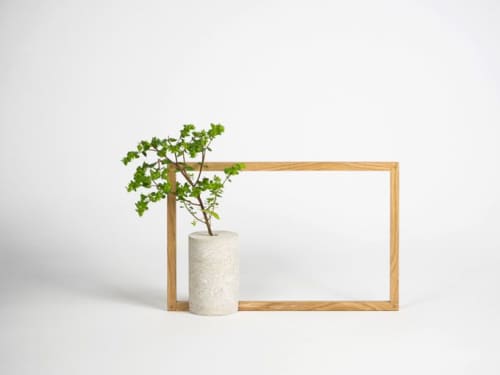Equilibrante | Vase in Vases & Vessels by gumdesign. Item made of wood with marble works with contemporary style