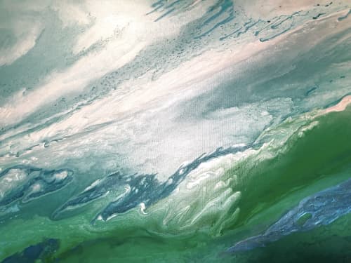 A Murmur Of Spring -Two | Oil And Acrylic Painting in Paintings by Gabrielle Shannon | Denver in Denver. Item made of canvas with synthetic
