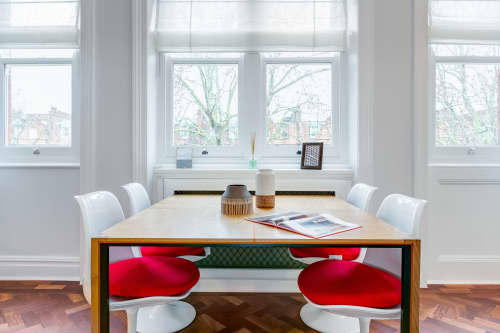 RICKMAN Dining table | Tables by Ivar London | Custom. Item made of oak wood works with contemporary & eclectic & maximalism style