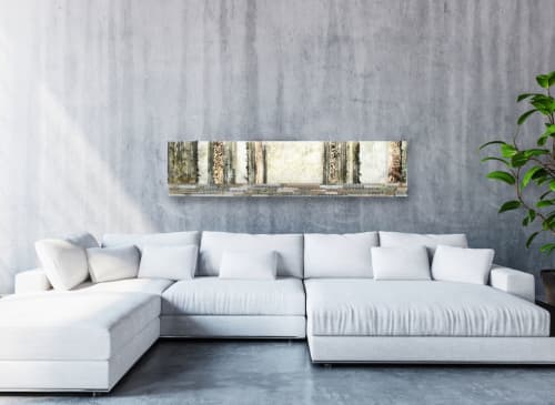 Circuitry Sequenced | Wall Sculpture in Wall Hangings by Marcia Stuermer. Item made of synthetic compatible with japandi and industrial style