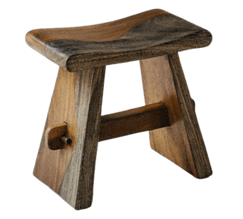 Nyaman Stool | Chairs by Sacred Monkey. Item made of wood works with minimalism & japandi style