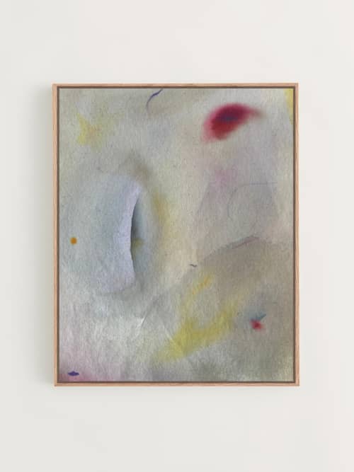 I Was Alone And Made A Whole World For Myself | Oil And Acrylic Painting in Paintings by Arlina Cai. Item made of canvas works with boho & contemporary style