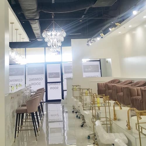 Farrah Accent Chairs and Cassie Stools by Meridian Furniture at Pink