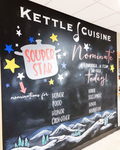SOUPER Chalkboard Art by Chalk Boss at Kettle Cuisine Everett