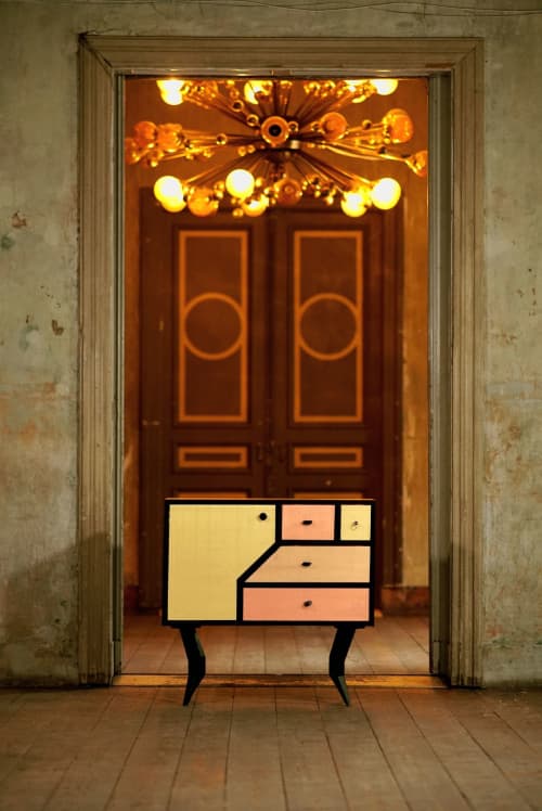 Sideboard Hundertwasser 100H2O | Interior Design by Kanttari | K.K. fon Stricka villa in Rīga