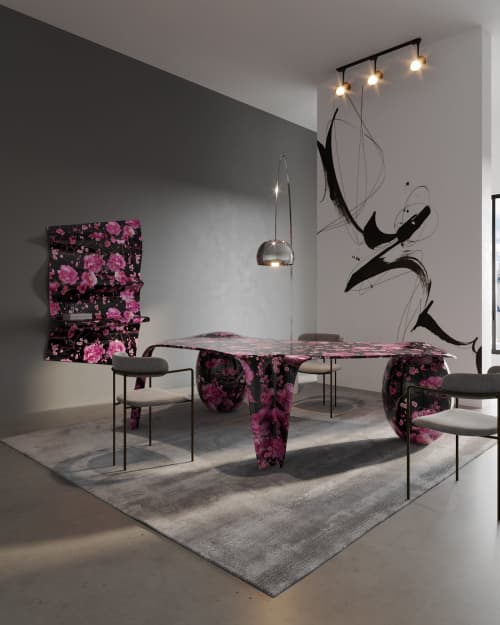 Nido Dining Table | Tables by Mavimatt. Item composed of aluminum in contemporary style