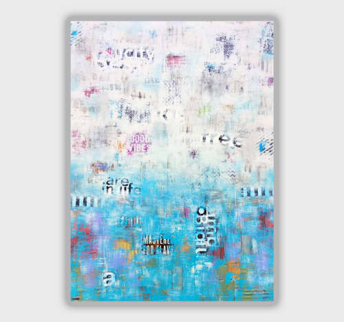 Beauty Beyond the Surface | Oil And Acrylic Painting in Paintings by Robin Jorgensen. Item made of canvas