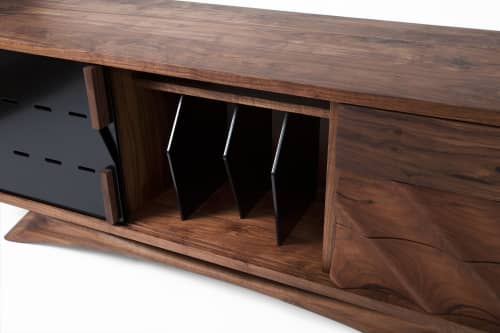 Walnut Custom Credenza | Storage by Michael Maximo | Michael Maximo Furniture & Design Studio in Austin. Item composed of walnut