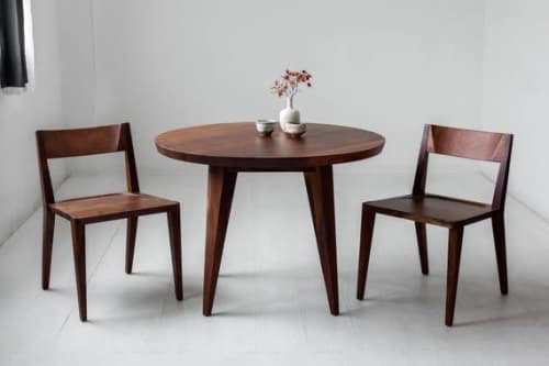 Oslo Dining Chair in Oregon Black Walnut | Chairs by Studio Moe. Item composed of wood