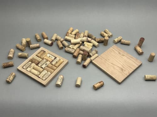 Wine Cork Trivet | Holder in Tableware by Davis Wood Design. Item made of wood compatible with contemporary and urban style