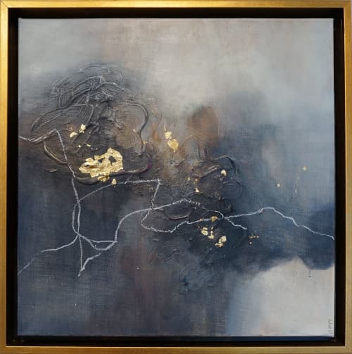 Oh Susy | Oil And Acrylic Painting in Paintings by Christine Olmstead. Item made of canvas