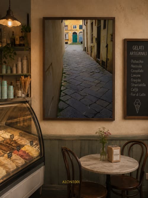 Green Door | Photography by DCobble. Item made of birch wood works with mediterranean style